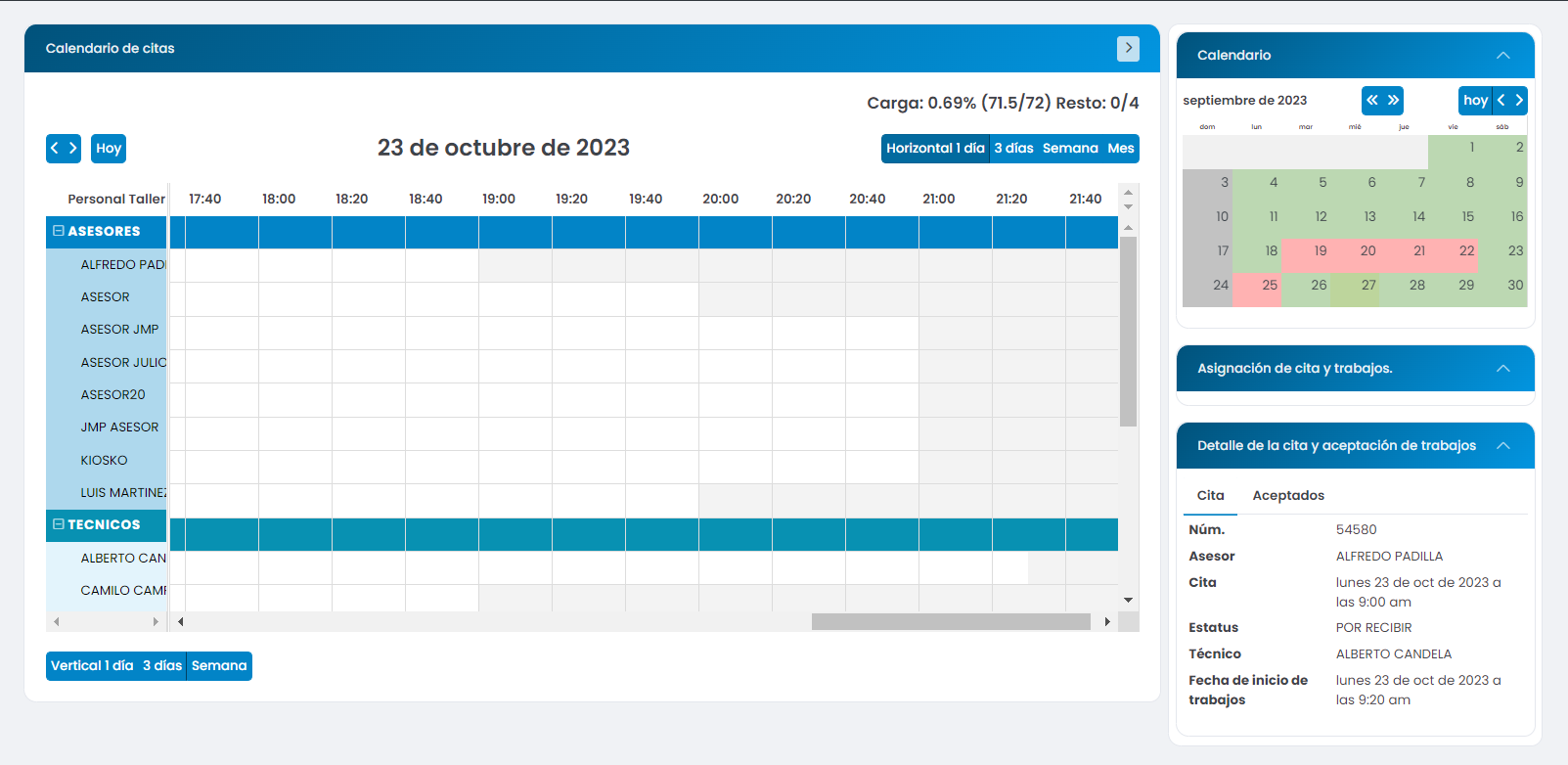 Interfaz de usuario gráfica, Aplicación, Tabla, Escala de tiempoDescripción generada automáticamente
